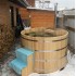 Японская баня Офуро и Фурако круглая со встроенной печью на 2 человек