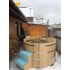 Японская баня Офуро и Фурако круглая со встроенной печью на 3-4 человек