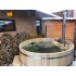 Японская баня Офуро и Фурако круглая со встроенной печью на 3-4 человек